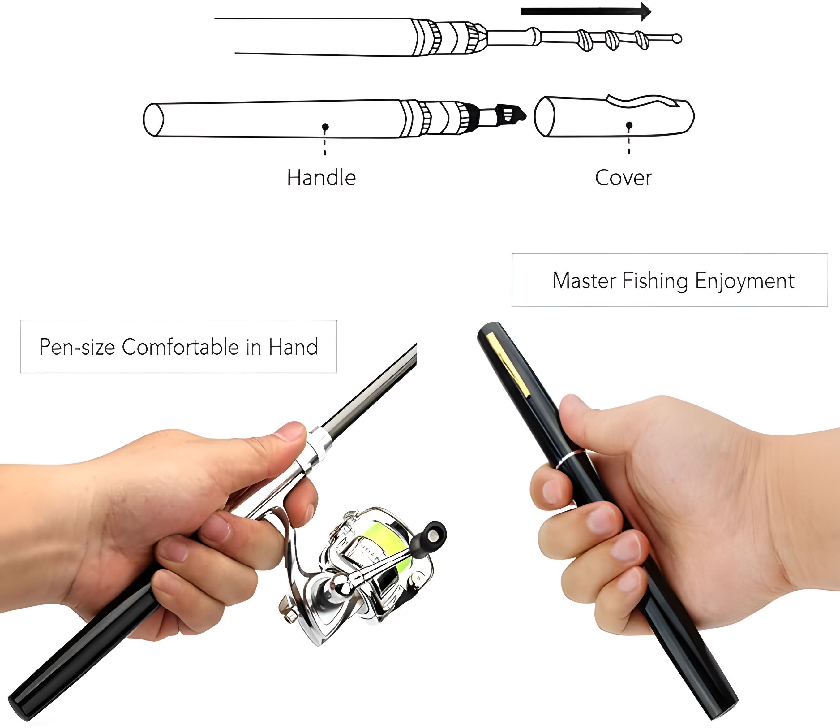 PocketPiercer™ – Lightweight Telescopic Rod for Portable Fishing Adventures